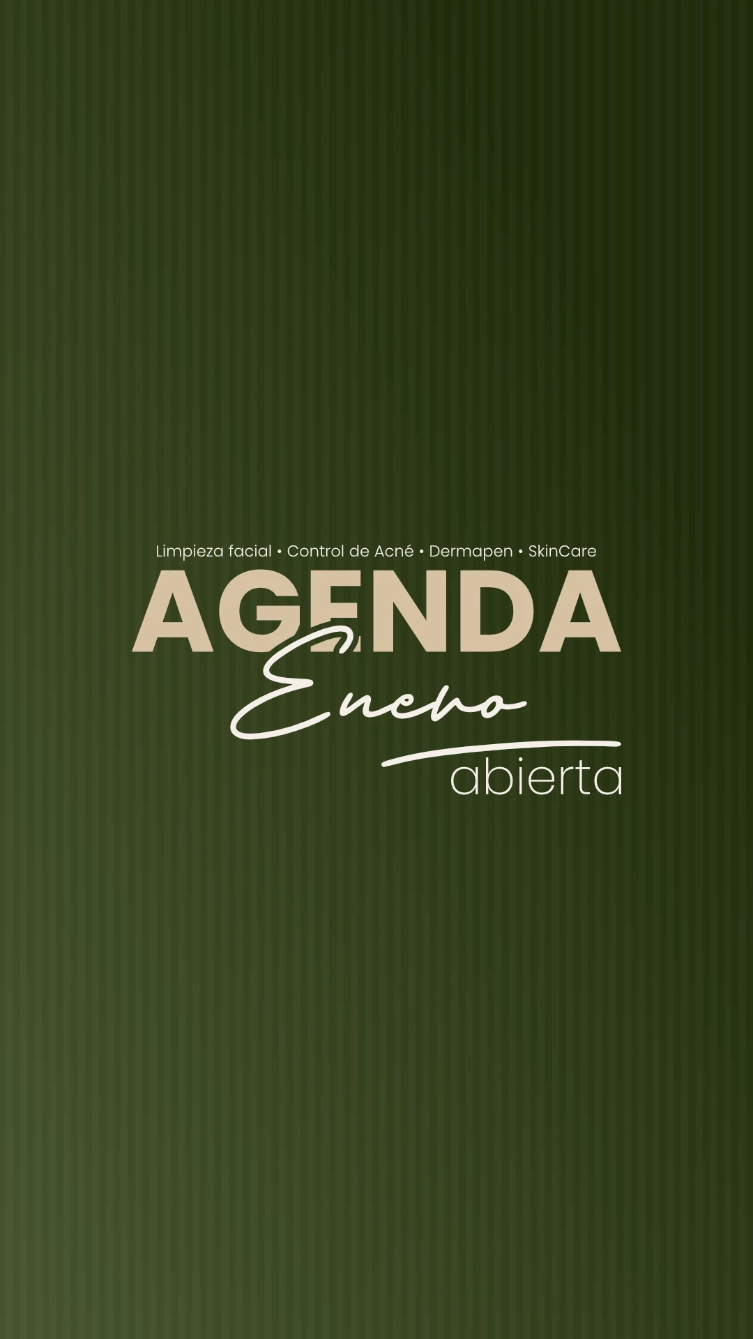 Historia de Karen Escalona: agenda de enero abierta para limpieza facial, acné, dermapen y skincare