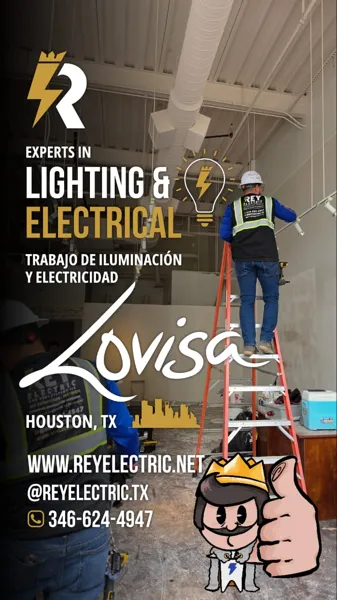 Historia de Instagram de Rey Electric: iluminación para Lovisa en Houston